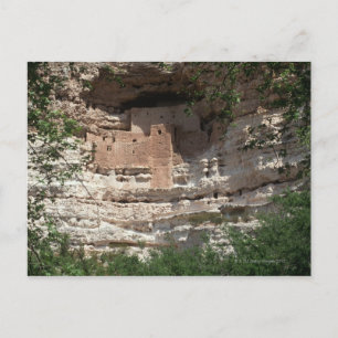 "Burg Montezuma Pueblo Dorf Indische Ruinen, Postkarte