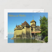 Burg Montreux Postkarte (Vorne/Hinten)