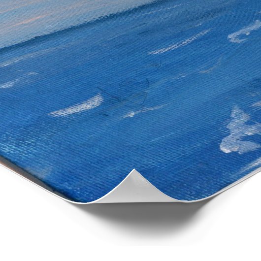 Burg Moonlit Poster (Ecke)