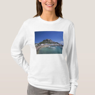 Burg Mount Orgueil und Hafen, Gorey, Jersey T-Shirt