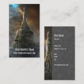 Burg Mysterium| Fantasie Visitenkarte (Vorne/Hinten)