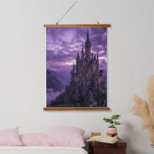 Burg Nacht Wandbehang Teppich (Schlafzimmer)