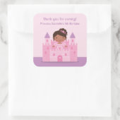 Burg Niedlich Afrikanische Prinzessin Stickers (Tasche)