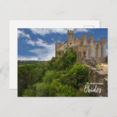 Burg Obidos - Das echte Portugal Postkarte (Vorne/Hinten)