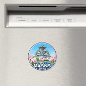 Burg Osaka Japan Magnet (In Situ (Geschirrspüler))