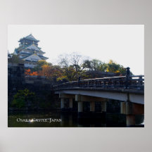 Burg Osaka von Bridge Japan Reiseziel