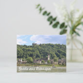 Burg Osterspai am Rhein Postkarte (Stehend Vorderseite)