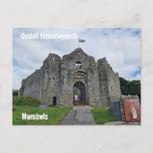 Burg Oystermouth Castell Ystumllwynarth Postkarte
