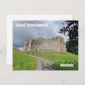Burg Oystermouth Castell Ystumllwynarth Postkarte (Vorne/Hinten)