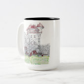 Burg Palthetoren, Sprengenberg Zweifarbige Tasse (Vorderseite Links)