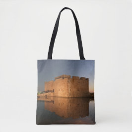 Burg Paphos und Denkmäler des Sonnenuntergangs Tasche