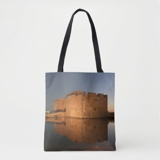 Burg Paphos und Denkmäler des Sonnenuntergangs Tasche (Vorderseite)