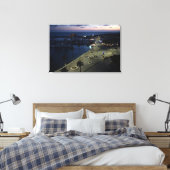 Burg Paphos und Hafen am Abend Leinwanddruck (Insitu (Schlafzimmer))