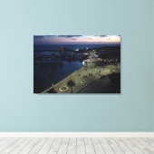 Burg Paphos und Hafen am Abend Leinwanddruck (Insitu (Holzboden))