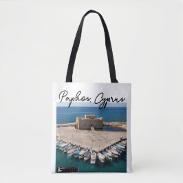 Burg Paphos und Unterschrift Tasche