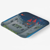 Burg Pappteller (Gewinkelt)