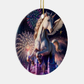 Burg Pegasus Keramik Ornament (Rechts)