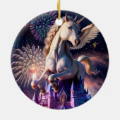 Burg Pegasus Keramik Ornament (Hinten)