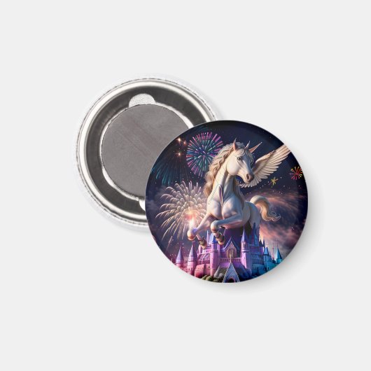 Burg Pegasus Magnet (Vorderseite/Rückseite)