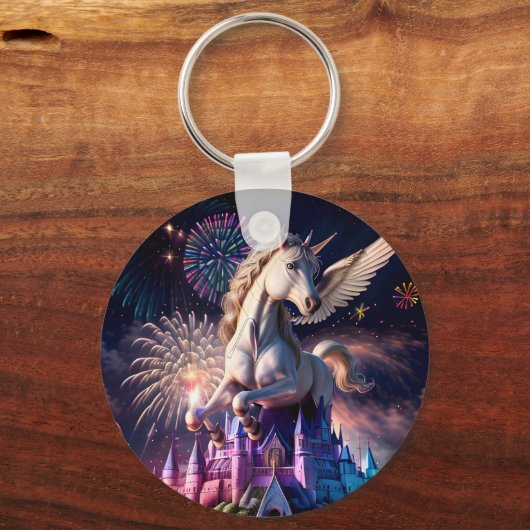 Burg Pegasus Schlüsselanhänger (Rückseite)