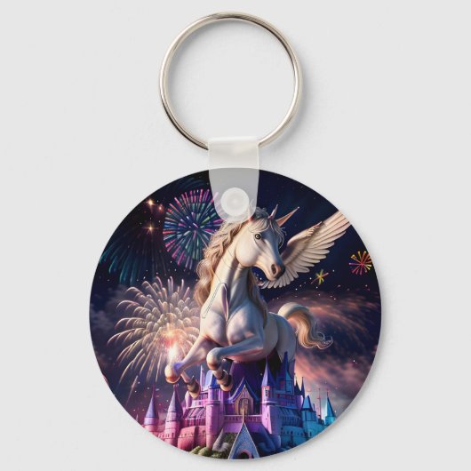 Burg Pegasus Schlüsselanhänger (Rückseite)