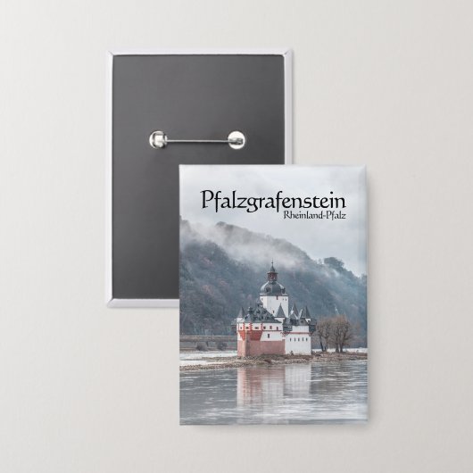 Burg Pfalzgrafenstein Button (Vorderseite/Rückseite)