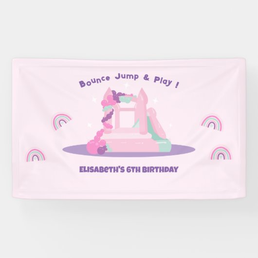 Burg Pink Bounce Banner (Horizontal)