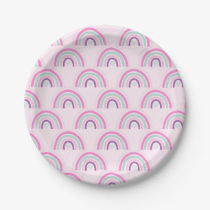 Burg Pink Bounce Pappteller