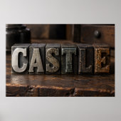 Burg Poster (Vorne)