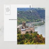 Burg Postkarte (Vorne/Hinten)