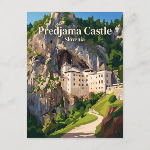 Burg Predjama Slowenien Postkarte