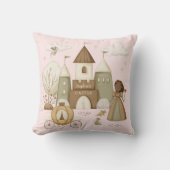 Burg Princess mit Namen Kissen (Vorderseite)