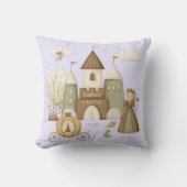 Burg Princess mit Namen Kissen (Vorderseite)