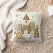 Burg Princess mit Namen Kissen (Decke)