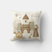 Burg Princess mit Namen Kissen (Vorderseite)