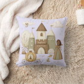 Burg Princess mit Namen Kissen (Decke)