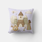 Burg Princess mit Namen Kissen (Vorderseite)