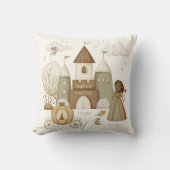 Burg Princess mit Namen Kissen (Vorderseite)