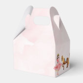 Burg Princess und Geburtstagsparty Geschenkschachtel (Rückseite)