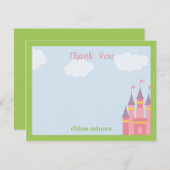 Burg Princess Vielen Dank Dankeskarte (Vorne/Hinten)