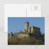 Burg Pyrmont Postkarte (Vorne/Hinten)