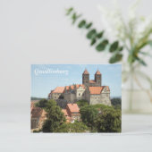 Burg Quedlinburg Postkarte (Stehend Vorderseite)