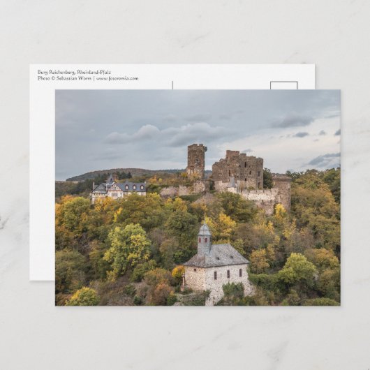 Burg Reichenberg Postkarte (Vorne/Hinten)