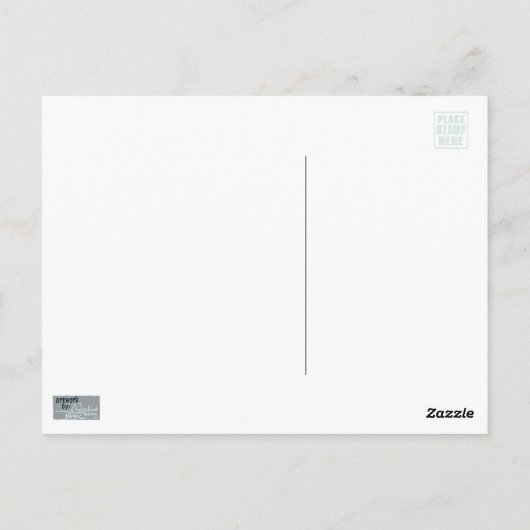 Burg Rock Colorado Master Impressionist Postkarte (Rückseite)