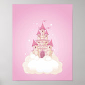 Burg Rosa Princess Poster (Vorne)