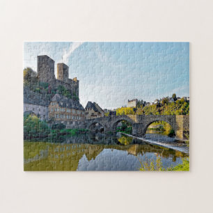 Burg Runkel Deutschland. Puzzle