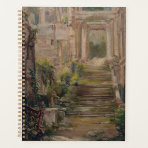 Burg Saint-Cloud Ruins Treppen Planer