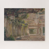 Burg Saint-Cloud Ruins Treppen Puzzle (Horizontal)