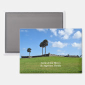 Burg San Marco St. Augustine, Florida Magnet (Vorderseite/Rückseite)