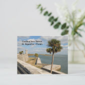 Burg San Marcos Feiertagspostkarte (Stehend Vorderseite)